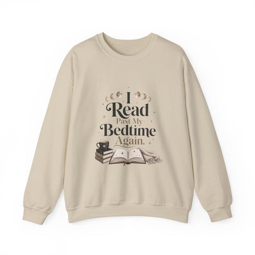 I Read Past My Bedtime Sweatshirt | Cozy Booktok Sweatshirt