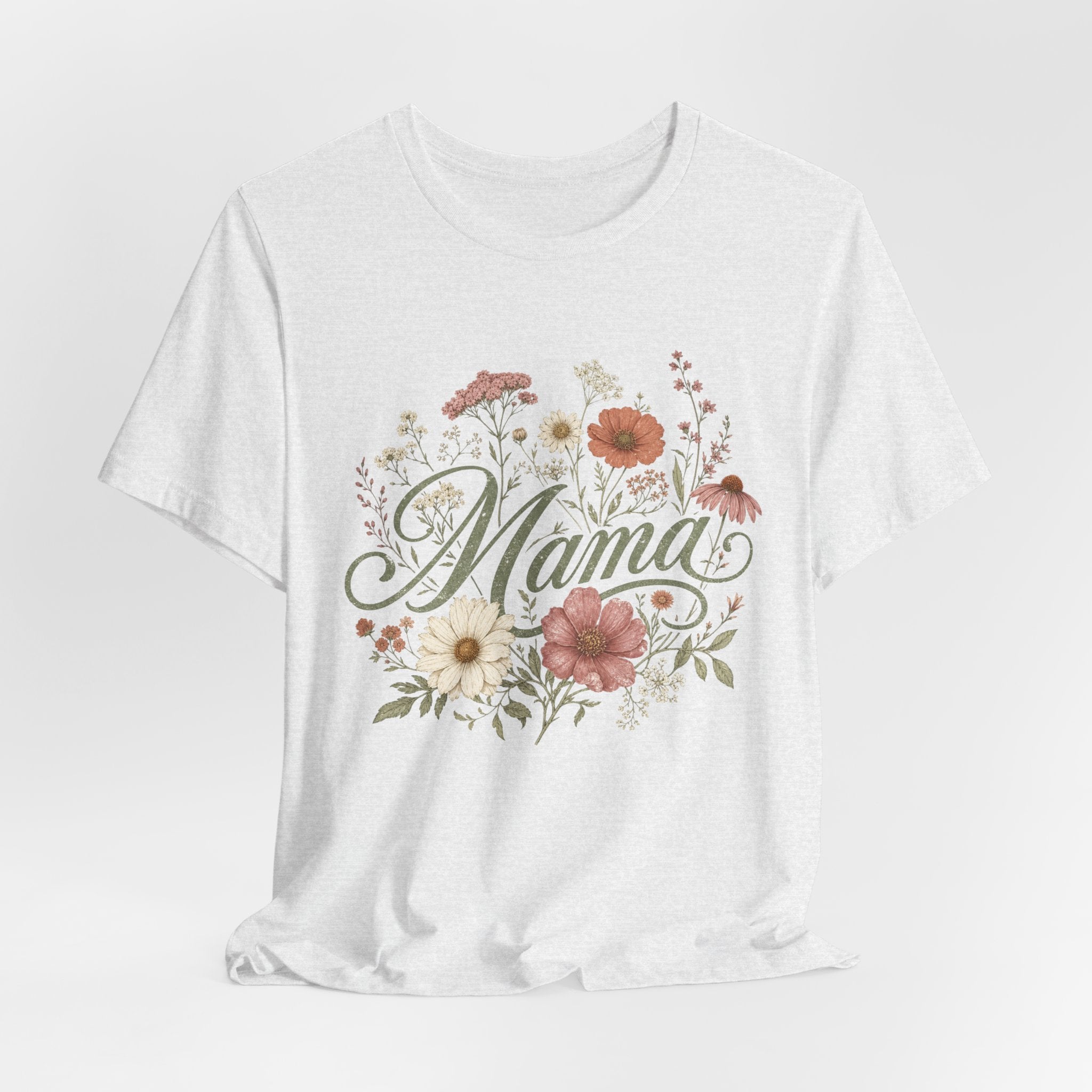 Vintage Floral Mama Shirt | Gift for Mom, Trendy Mom Shirt, Botanical Mom Top