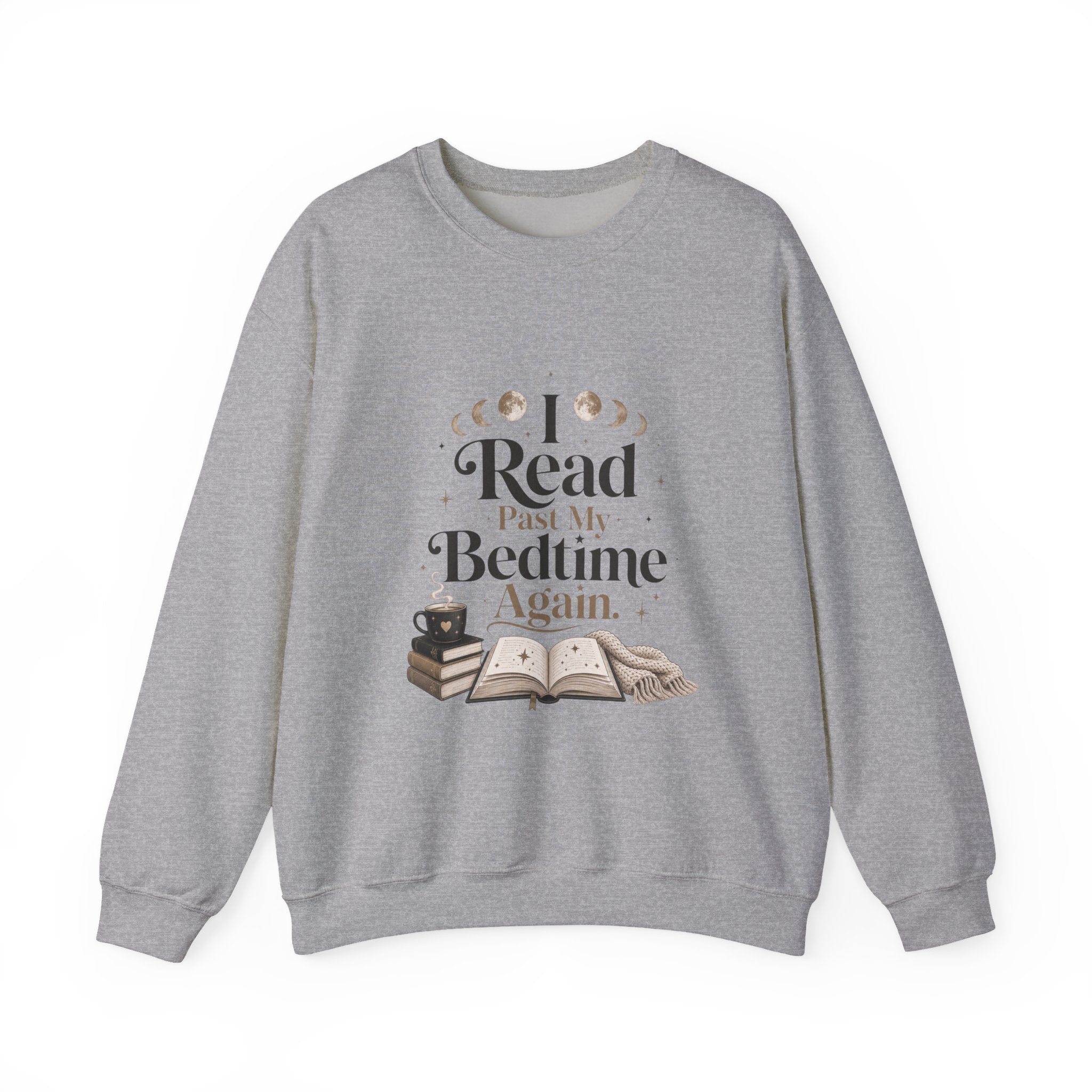 I Read Past My Bedtime Sweatshirt | Cozy Booktok Sweatshirt