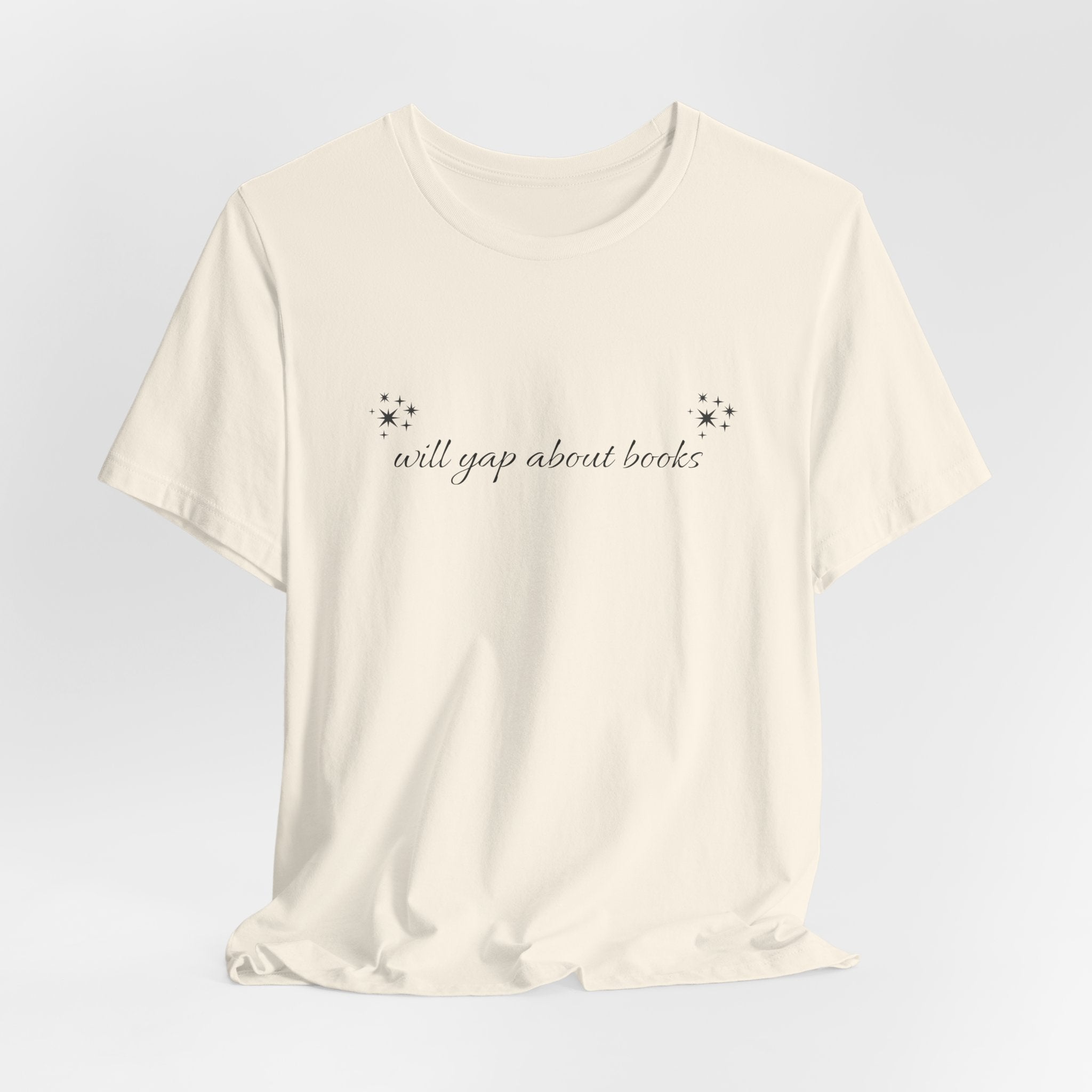 Will yap about books T-Shirt | Bookish Reading Tee