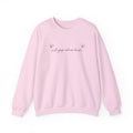 Crewneck Sweatshirt — "I Will Yawn About Books" Minimal Cozy Reading Pullover