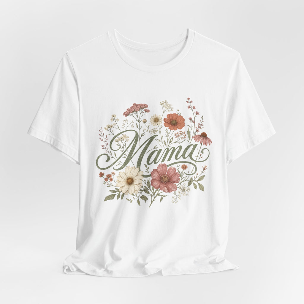 Vintage Floral Mama Shirt | Gift for Mom, Trendy Mom Shirt, Botanical Mom Top
