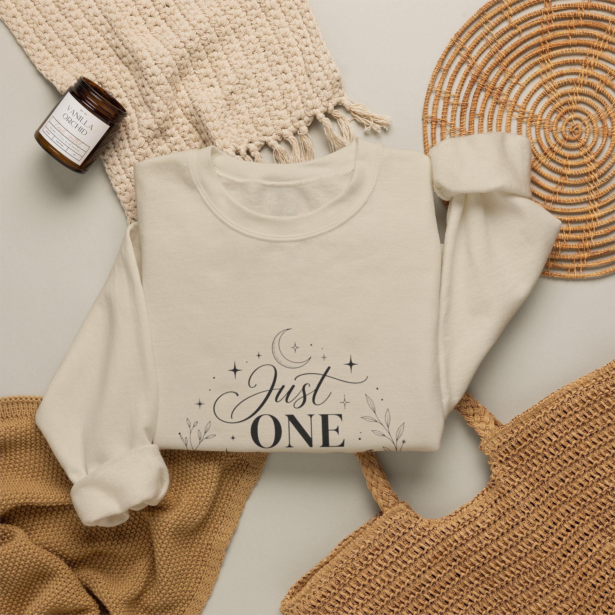 Just One More Chapter Sweatshirt | Reading Quote Crewneck