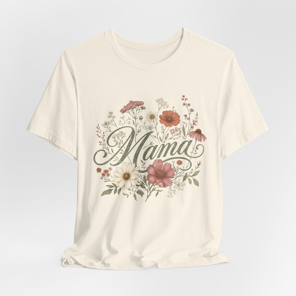 Vintage Floral Mama Shirt | Gift for Mom, Trendy Mom Shirt, Botanical Mom Top