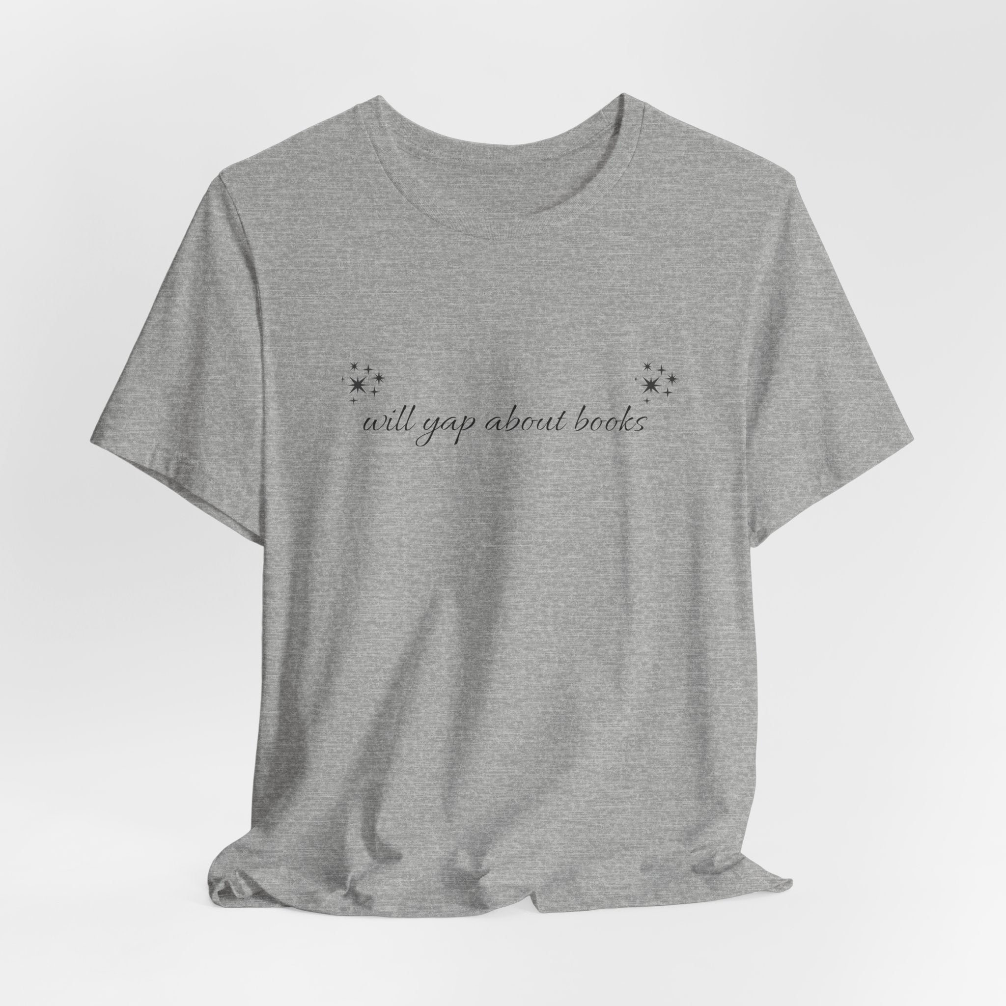 Will yap about books T-Shirt | Bookish Reading Tee