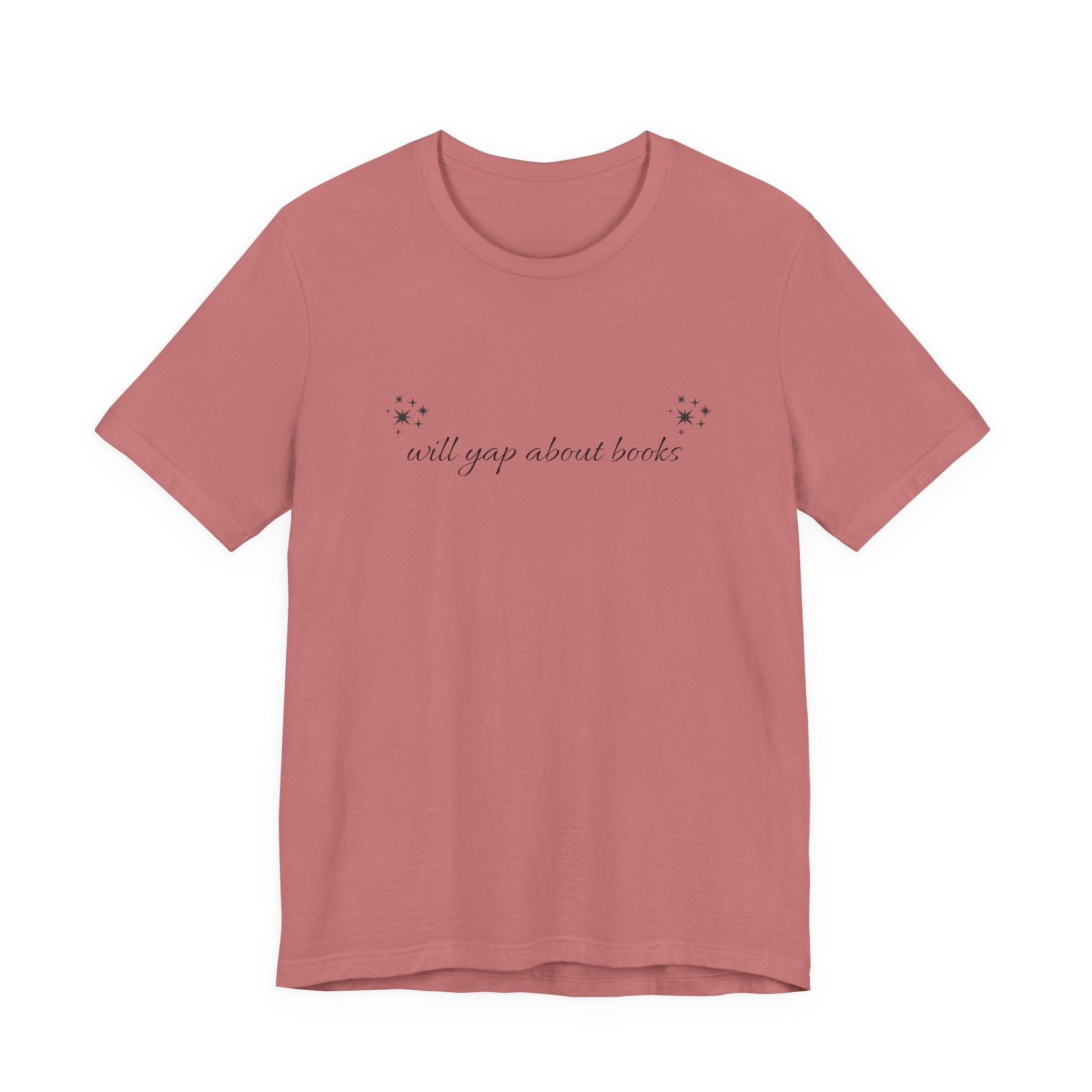 Will yap about books T-Shirt | Bookish Reading Tee