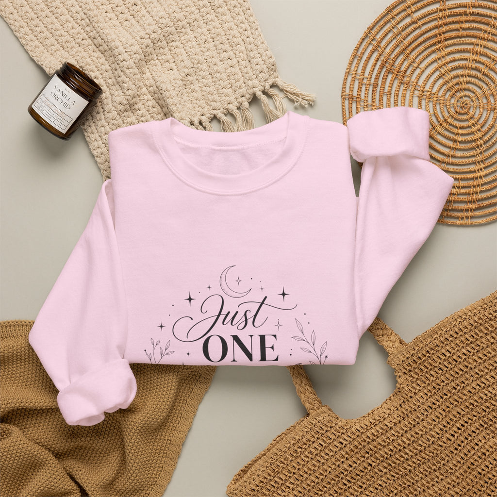 Just One More Chapter Sweatshirt | Reading Quote Crewneck