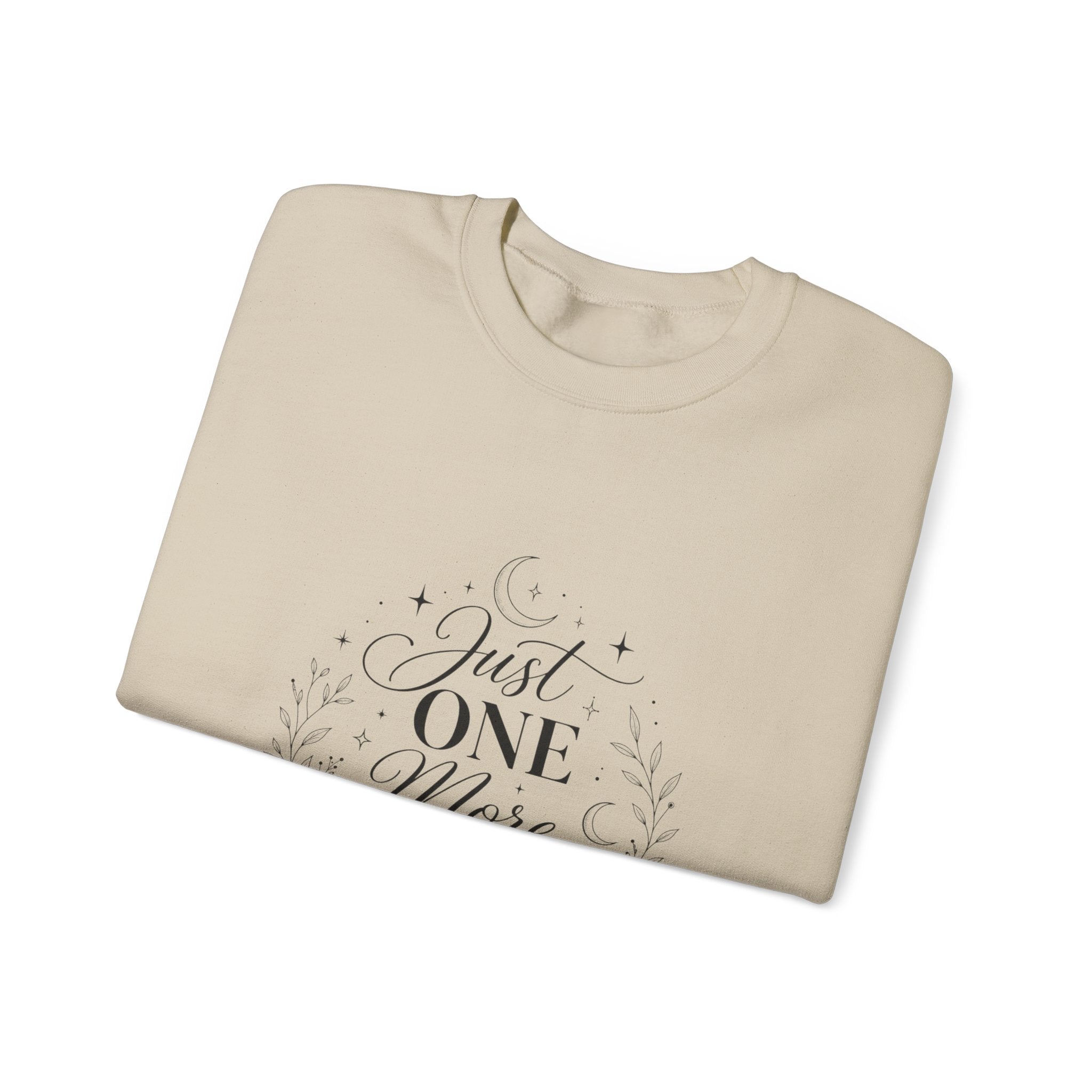 Just One More Chapter Sweatshirt | Reading Quote Crewneck