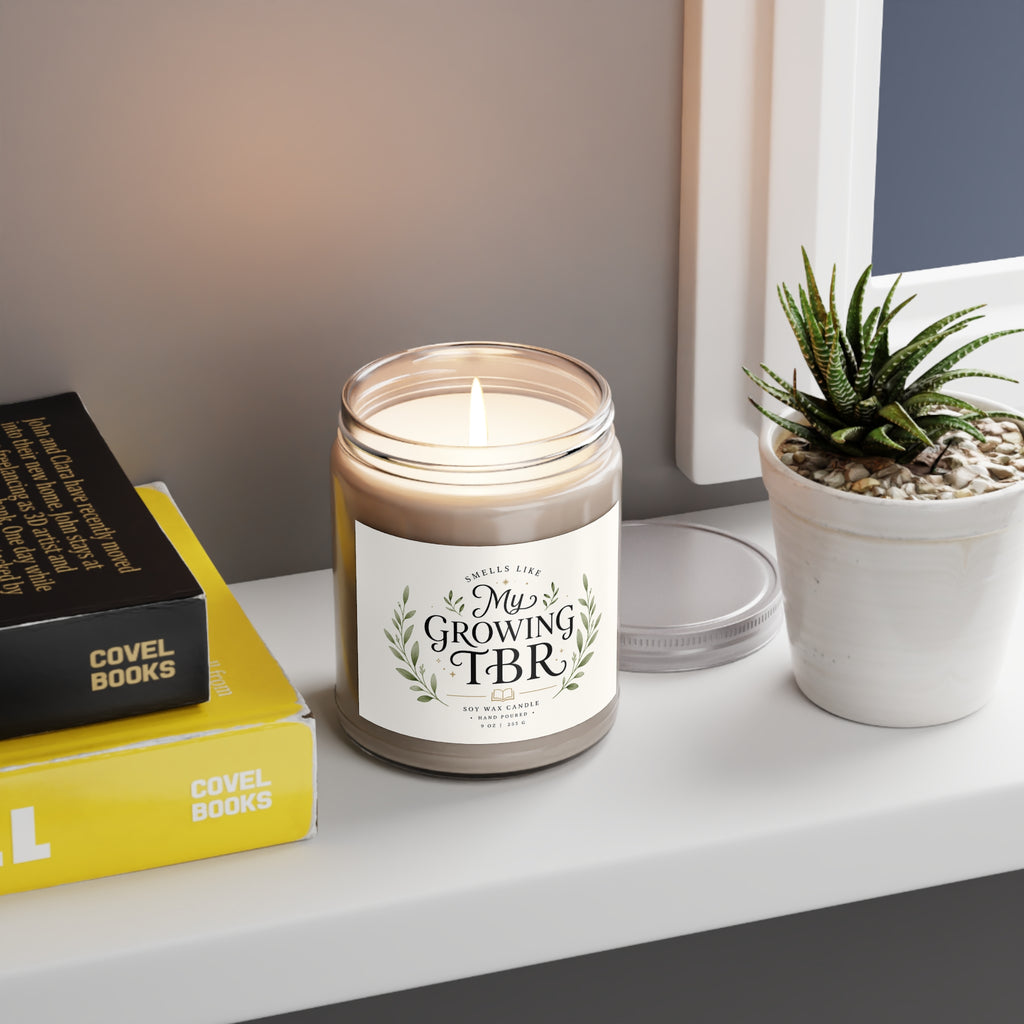 My Growing TBR Candle, 9oz Soy Jar | BookTok Gift
